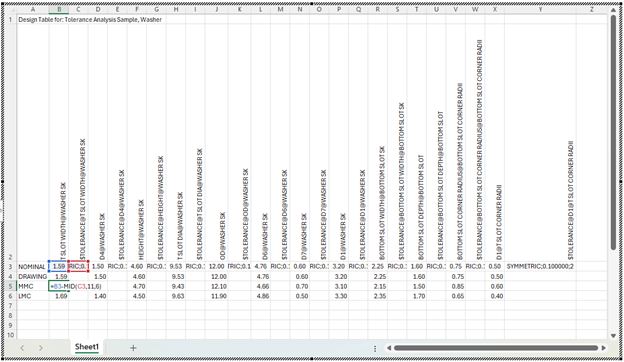 adding tolerance adjustment to MMC configuration
