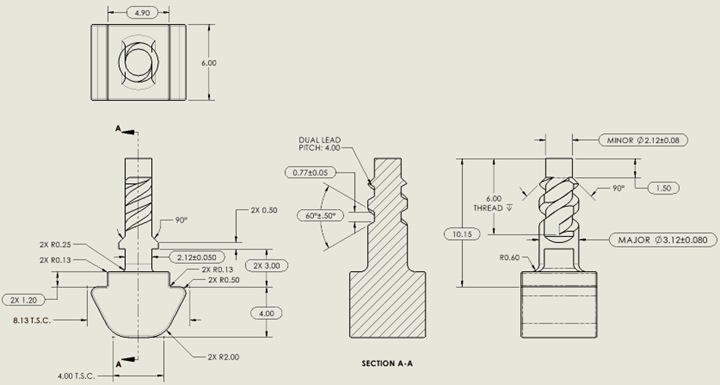 final drawing with dimensions fixed